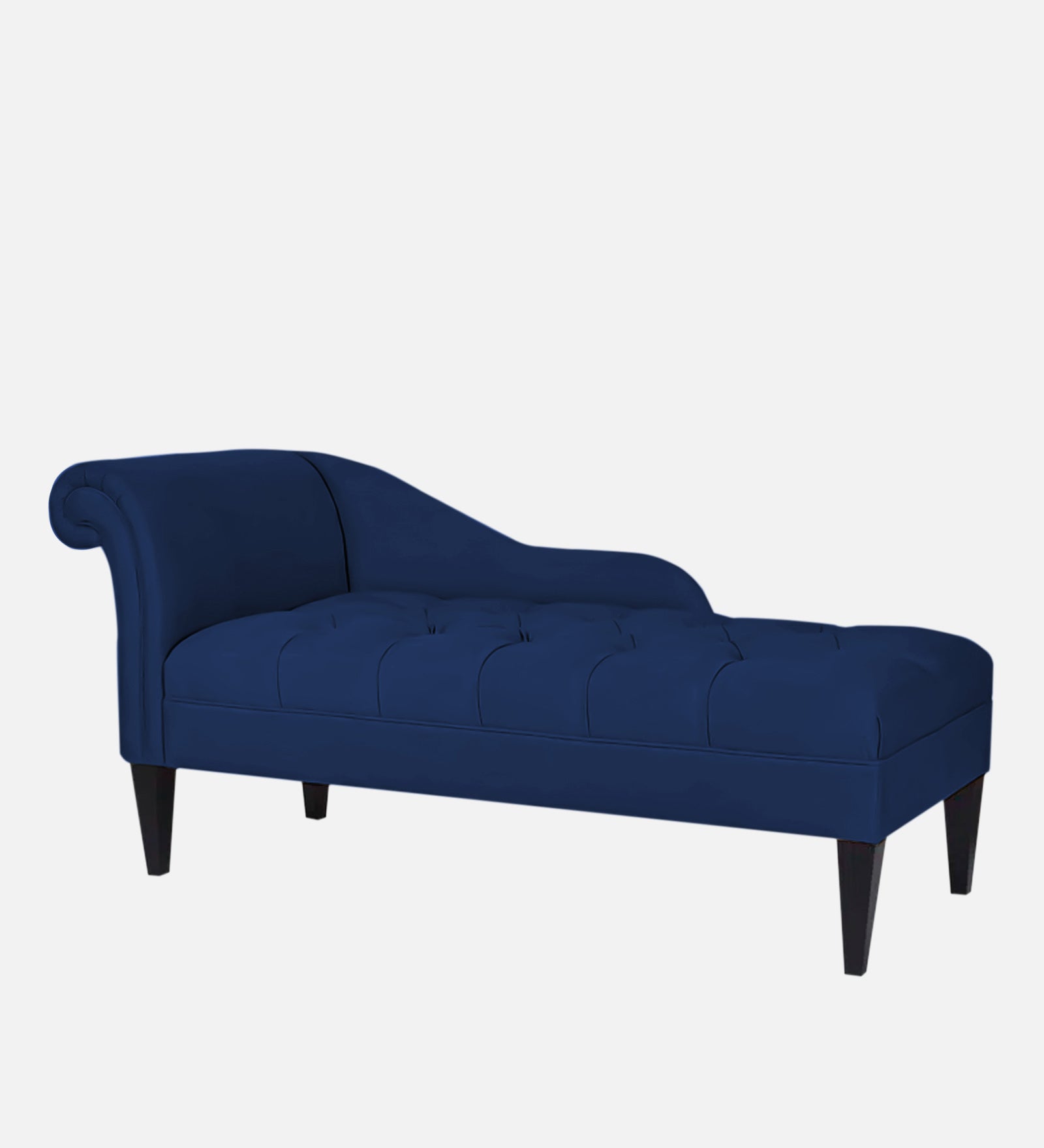 Adria Fabric RHS Chaise Lounger In Royal Blue Colour - Febonic Living