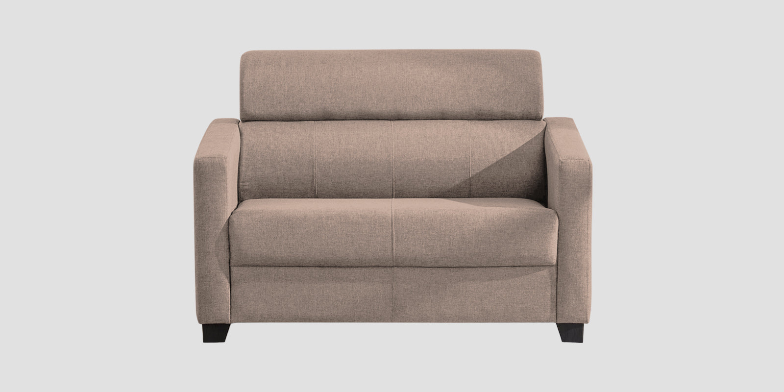 Devo Fabric 2 Seater Sofa In Kadhi Beige Colour - Febonic Living