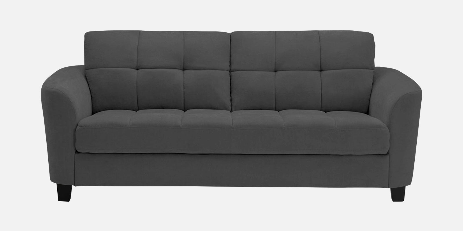 Mulan Fabric 2 Seater Sofa In Stone Grey Colour - Febonic Living