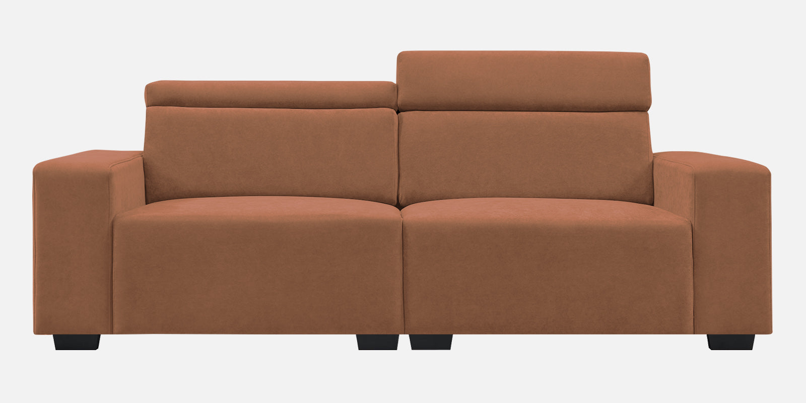 Hiro Fabric 2 Seater Sofa In Caramel Beige Colour - Febonic Living