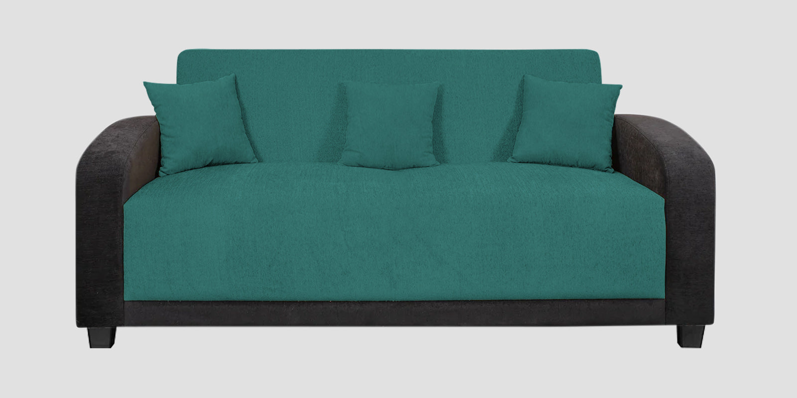 Alex Fabric 3 Seater Sofa In Sea Green Colour