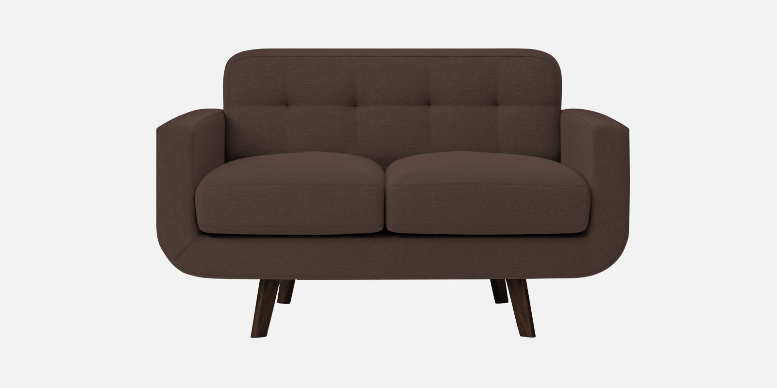 Marsela Fabric 2 Seater Sofa In Caramel Brown Colour - Febonic Living