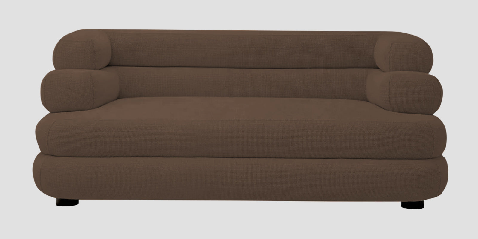 Wener Fabric 2 Seater Sofa In Rosy Brown Colour - Febonic Living