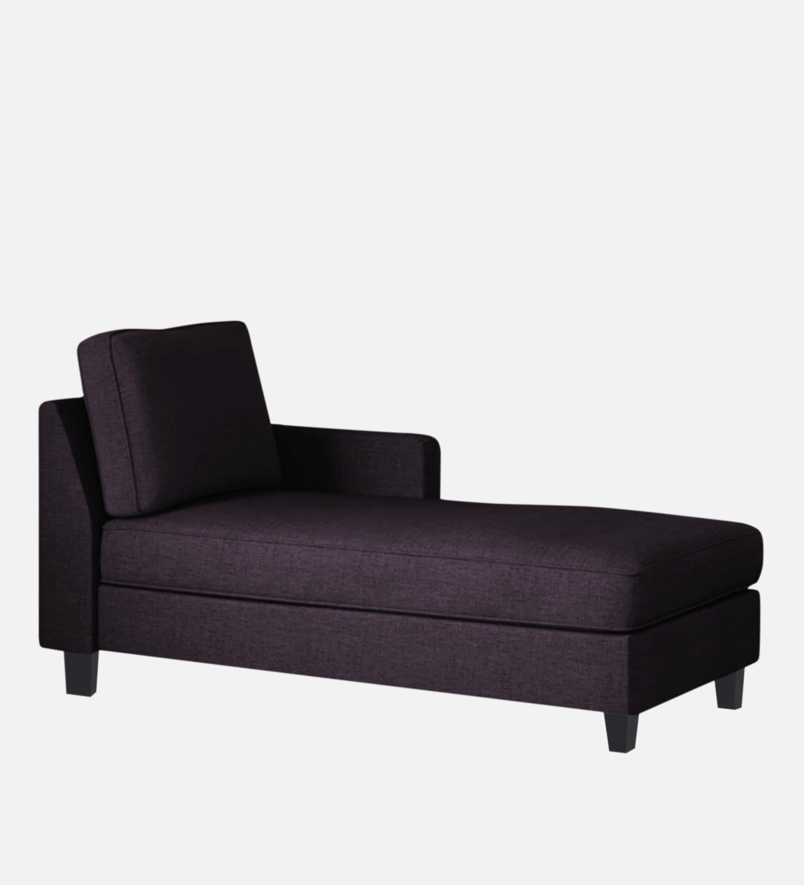 Harry Fabric RHS Chaise Lounger In Cara Brown Colour - Febonic Living
