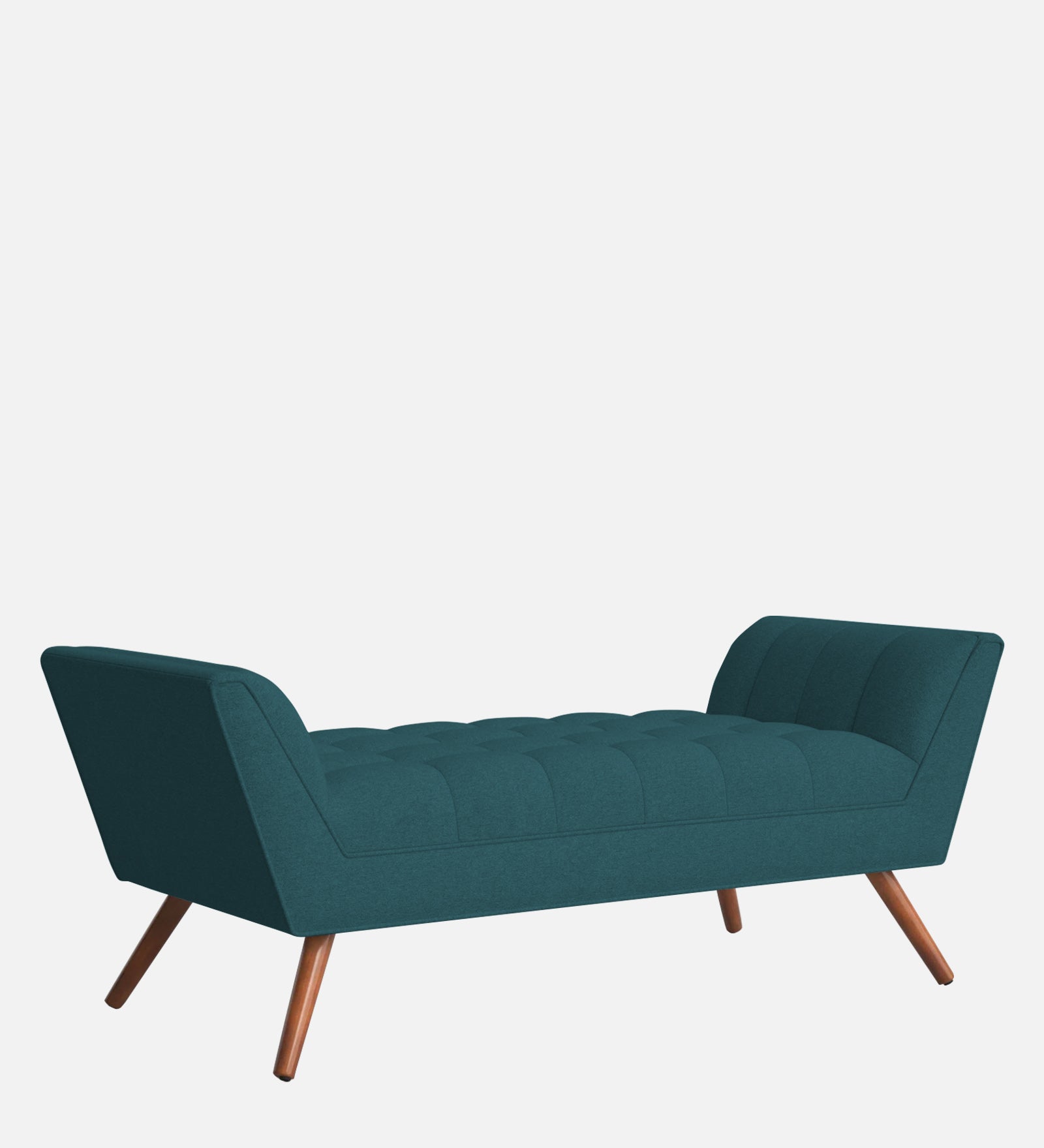 Cartes Velvet Bench In Arabian Green Colour - Febonic Living