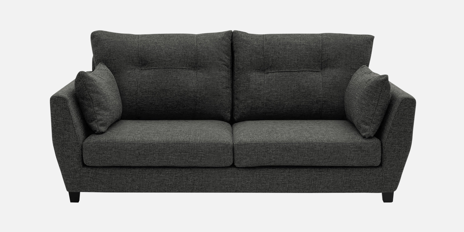 Mario Fabric 2 Seater Sofa In Charcoal Grey Colour - Febonic Living