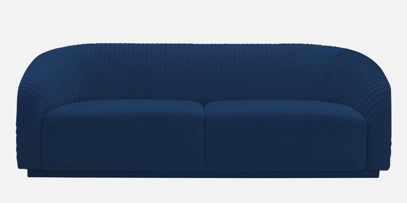Yara Velvet Fabric 3 Seater Sofa In Imperial Blue Colour - Febonic Living