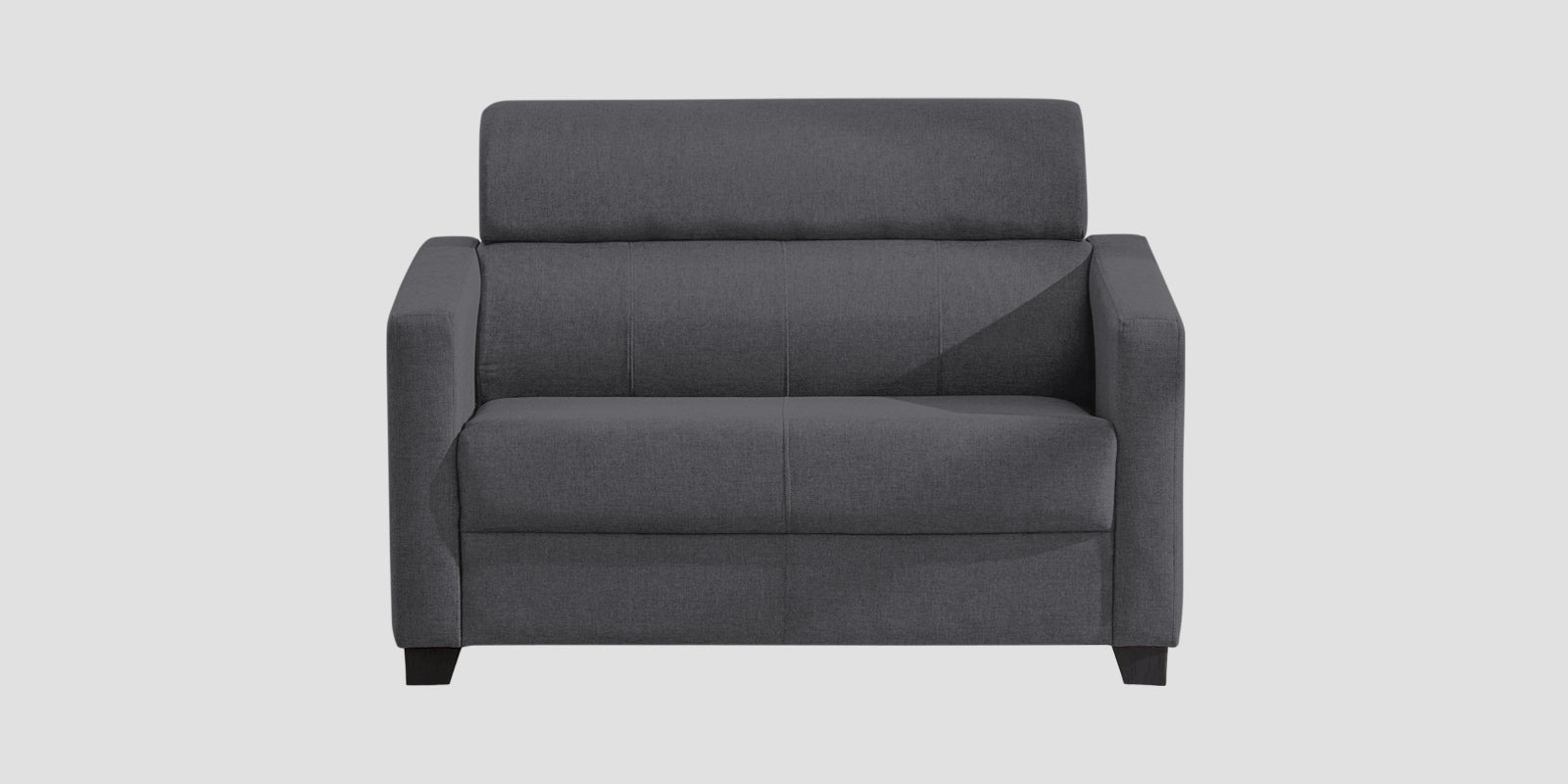 Devo Fabric 2 Seater Sofa In Maba Grey Colour - Febonic Living