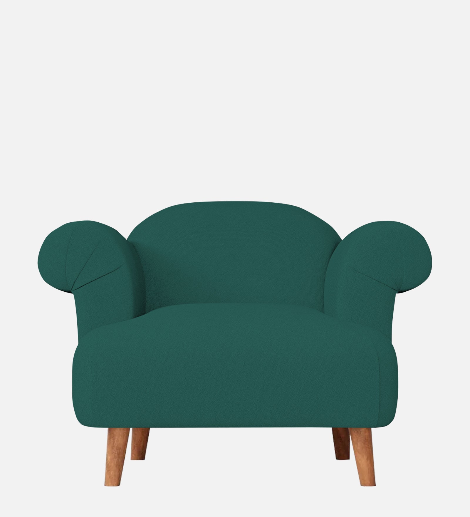 Barber Fabric 1 Seater Sofa In Sage Green Colour - Febonic Living