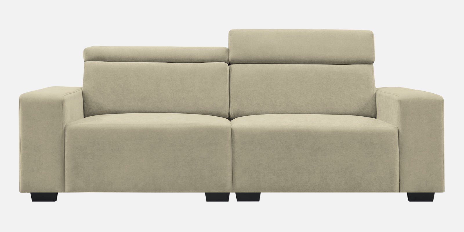 Hiro Fabric 2 Seater Sofa In Carnival Beige Colour - Febonic Living