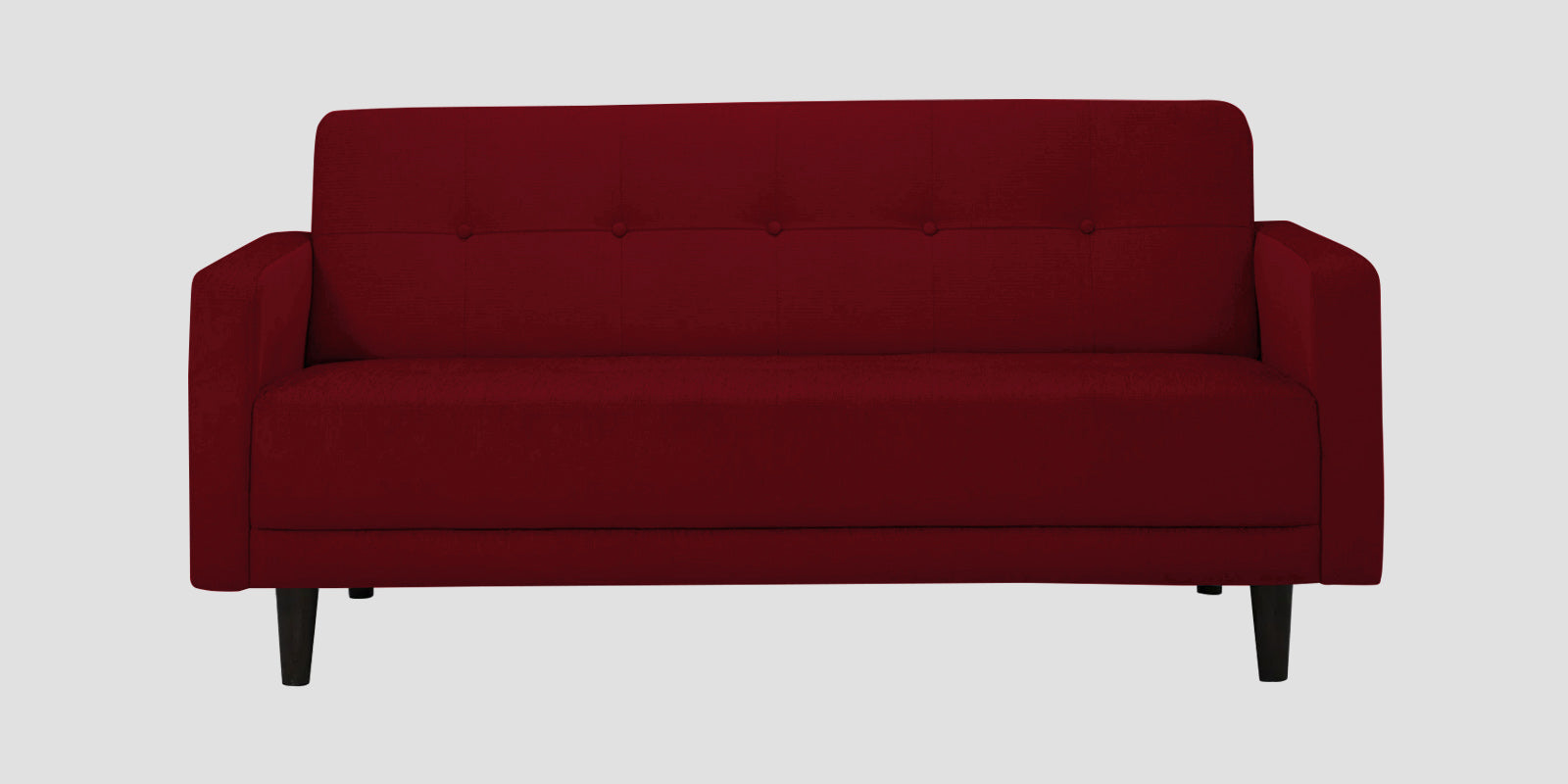 Noha Fabric 2 Seater Sofa In Ruby Red Colour - Febonic Living