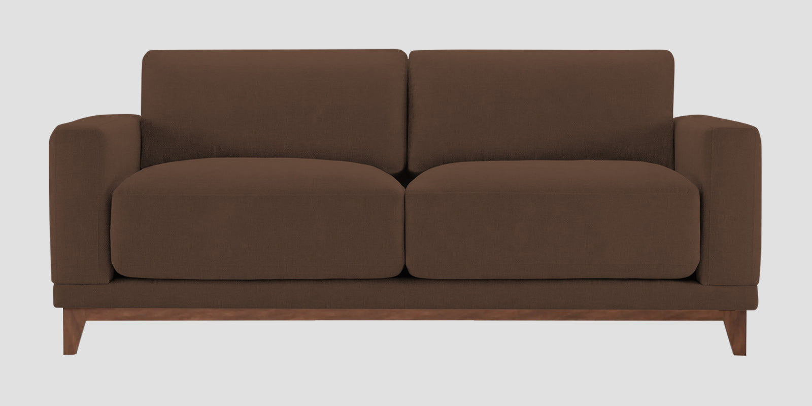 Esha Fabric 2 Seater Sofa In Ash Brown Colour - Febonic Living