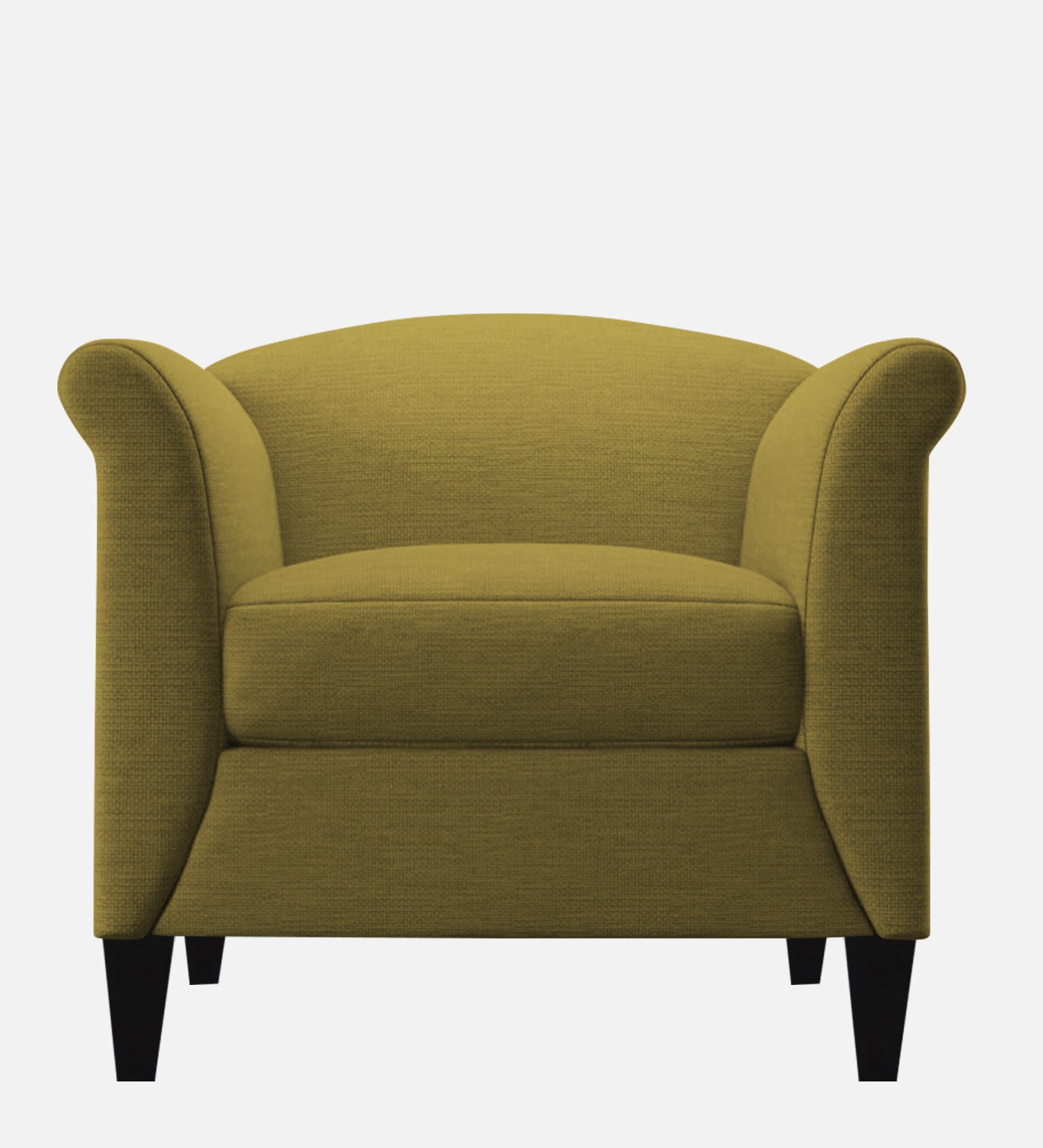 Kimber Fabric 1 Seater Sofa in Parrot Green Colour