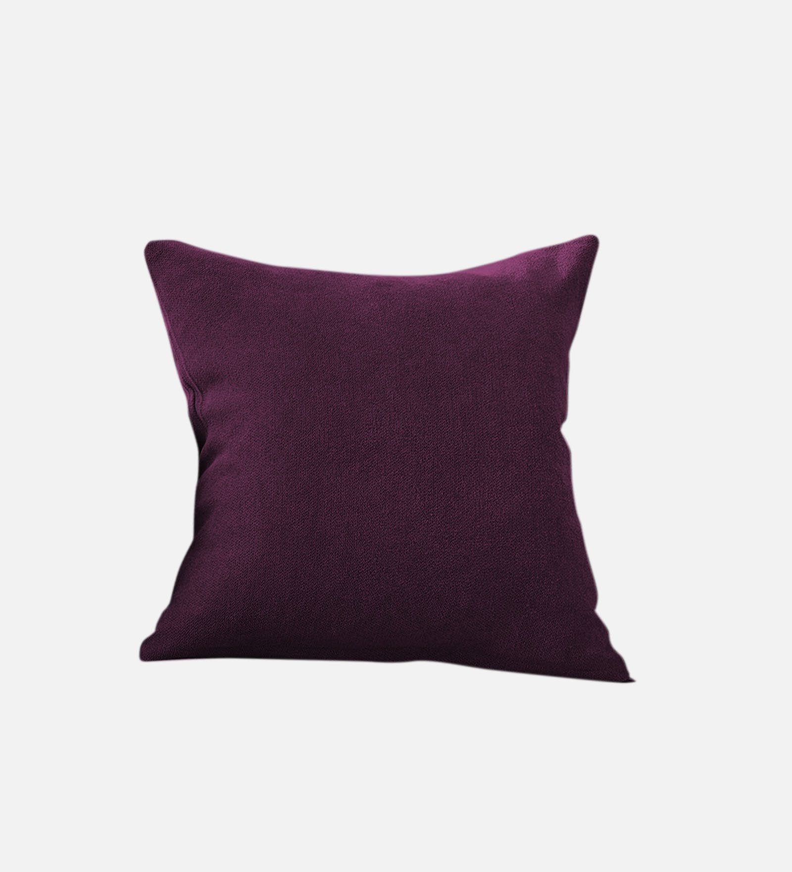 Kaya Fabric (20x20in) Sofa Pillows In Greek Purple Colour (Pack of 2) - Febonic Living