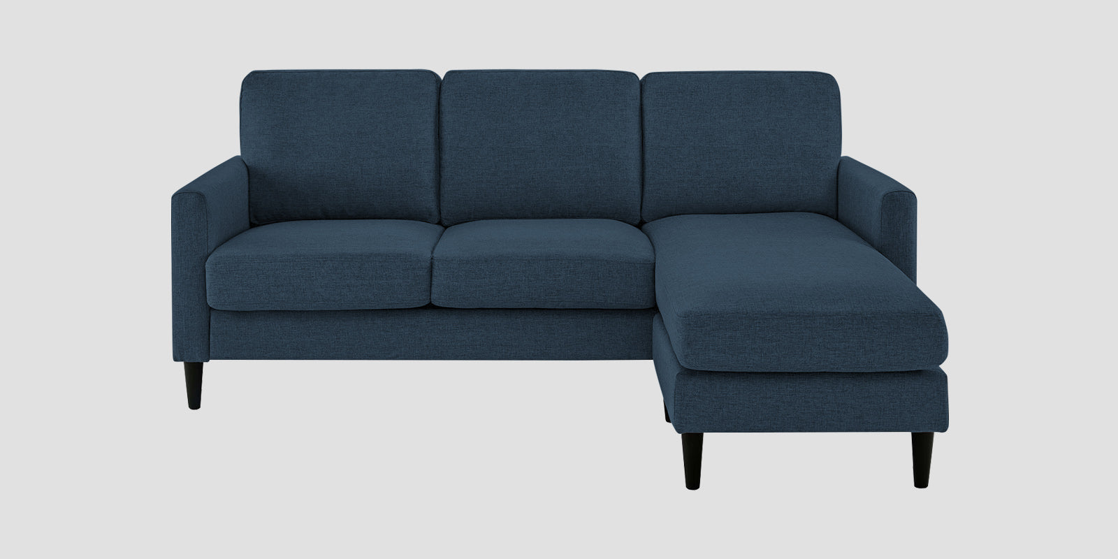 Romie Fabric LHS Sectional Sofa (2+Lounger) In Light Blue Colour - Febonic Living