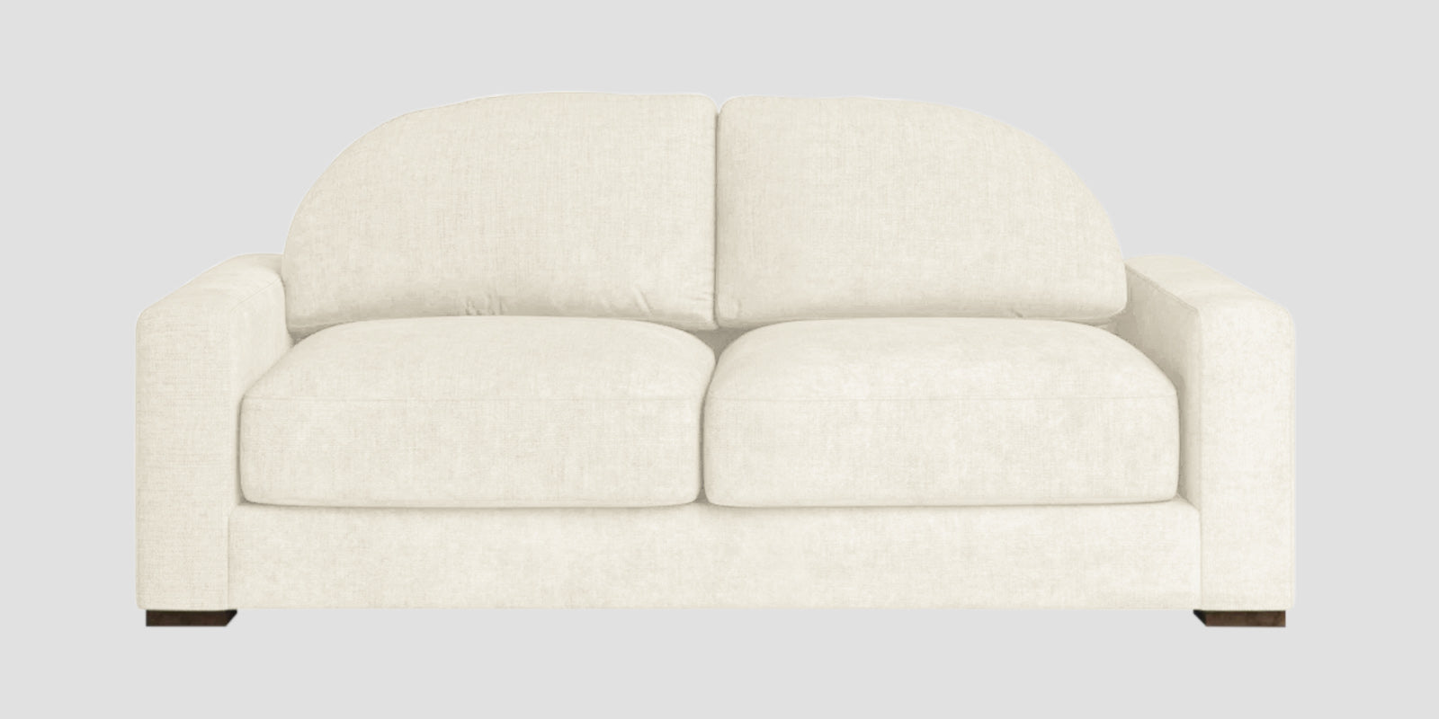 Dara Fabric 2 Seater Sofa In Ivory Cream Colour - Febonic Living