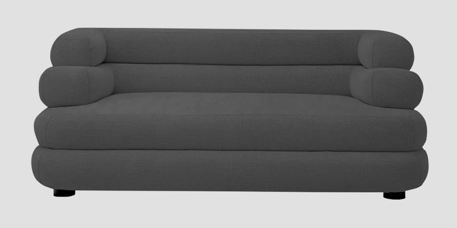 Wener Fabric 2 Seater Sofa In Stone Grey Colour - Febonic Living