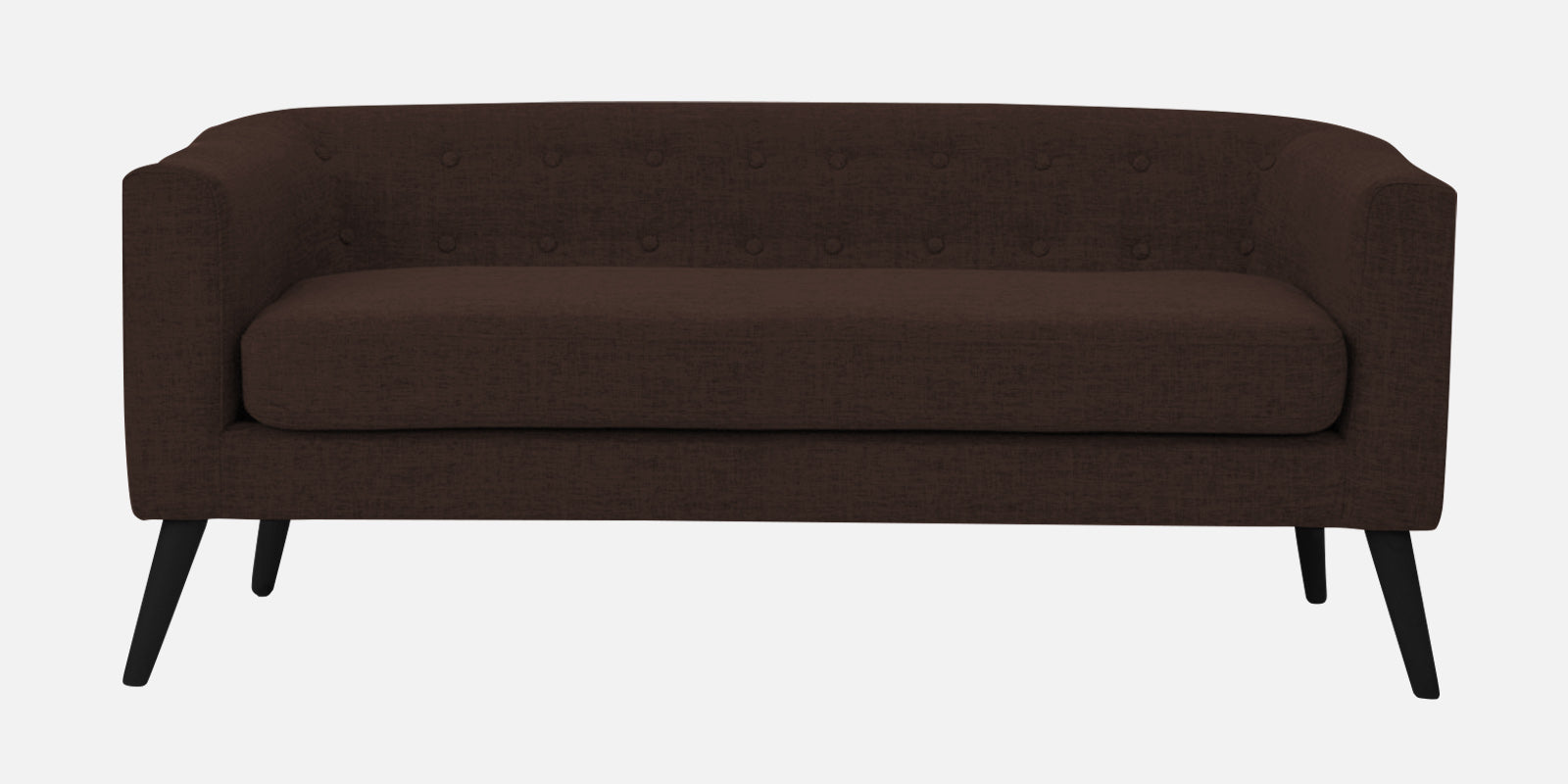 Casper Fabric 3 Seater Sofa In Coffee Brown Colour - Febonic Living