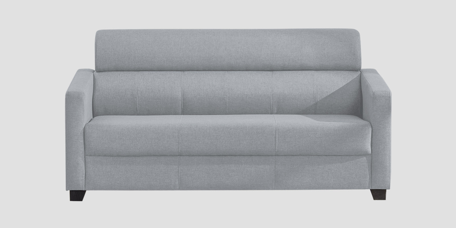 Devo Fabric 3 Seater Sofa In Coin Grey Colour - Febonic Living