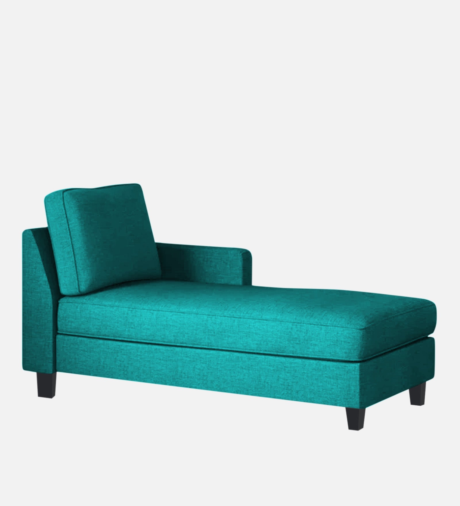 Harry Fabric RHS Chaise Lounger In Sea Green Colour - Febonic Living