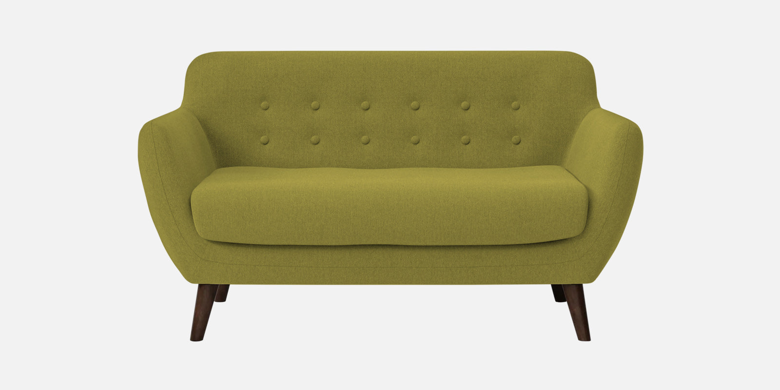 Goofy Fabric 2 Seater Sofa In Kelly Green Colour - Febonic Living