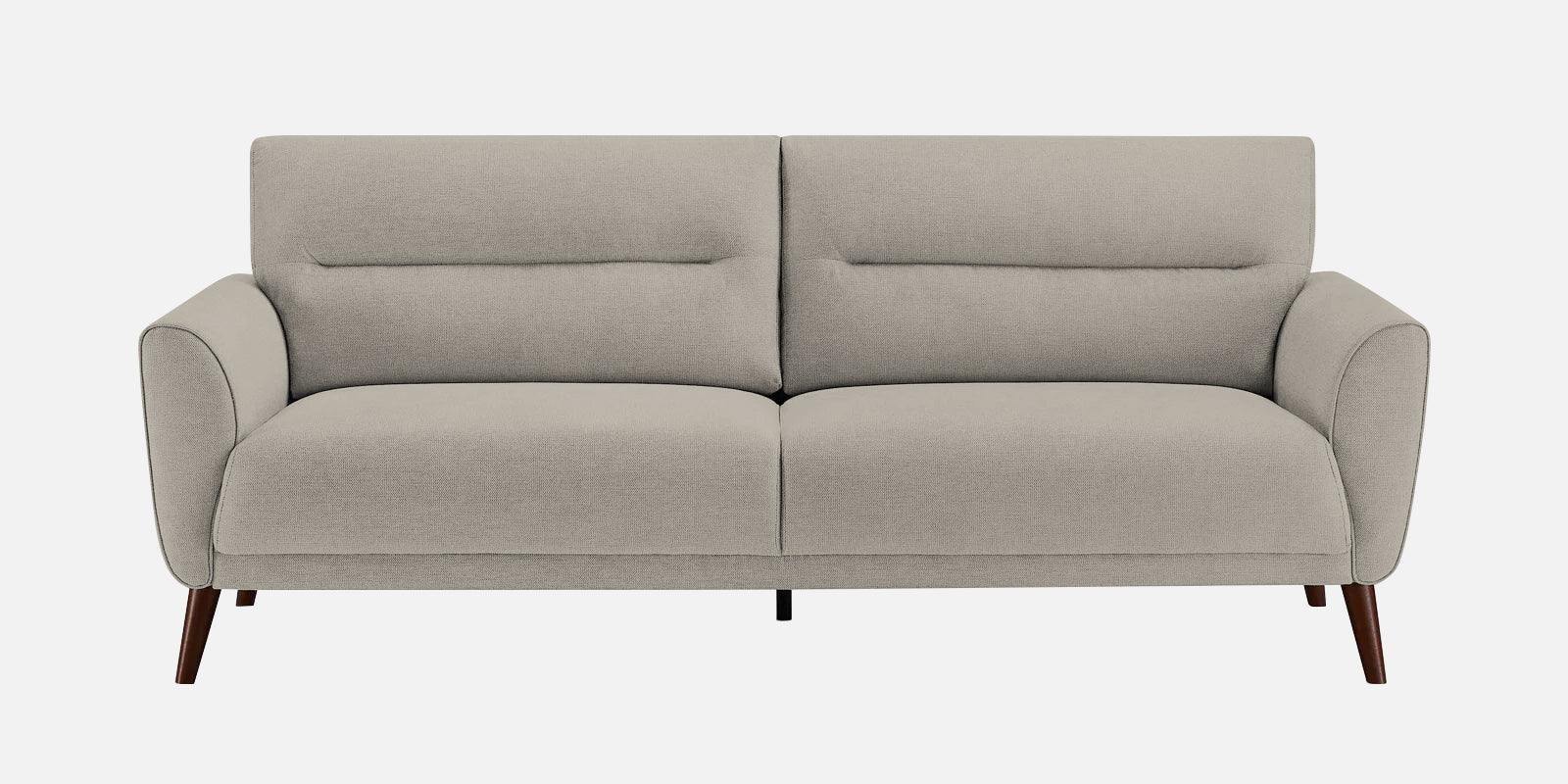 Castro Fabric 3 Seater Sofa In Ash Grey Colour - Febonic Living