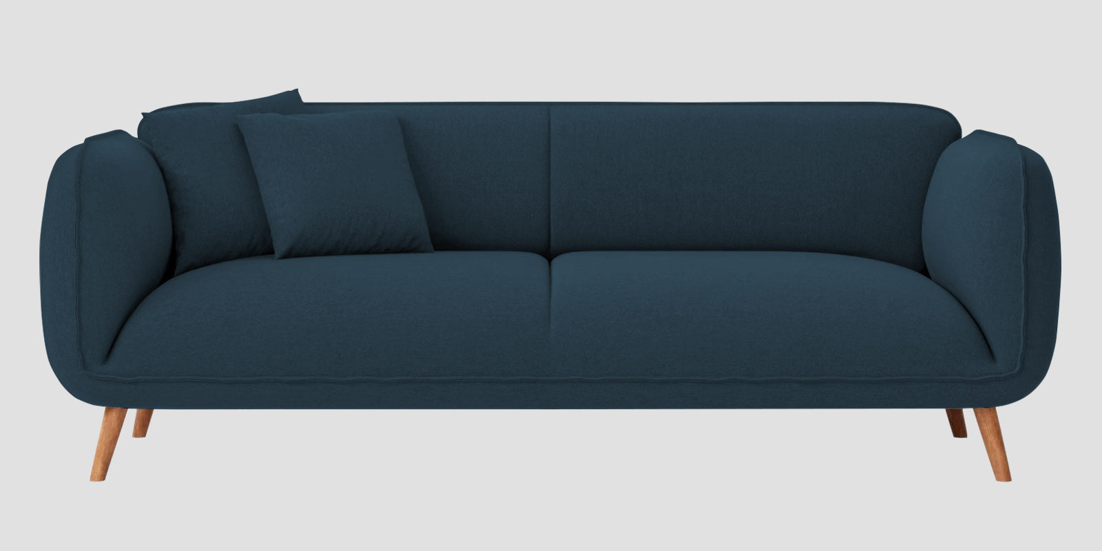 Zia Fabric 3 Seater Sofa In Cool Blue Colour
