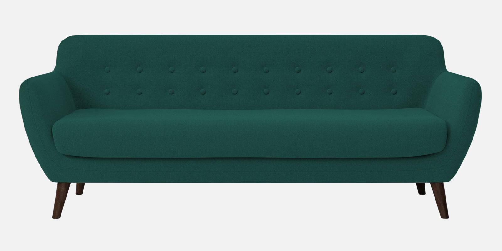 Goofy Fabric 3 Seater Sofa In Sage Green Colour - Febonic Living