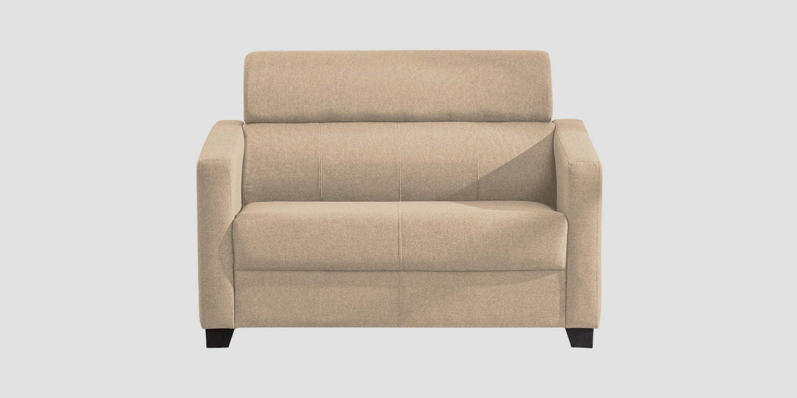 Devo Fabric 2 Seater Sofa In Olive Beige Colour - Febonic Living