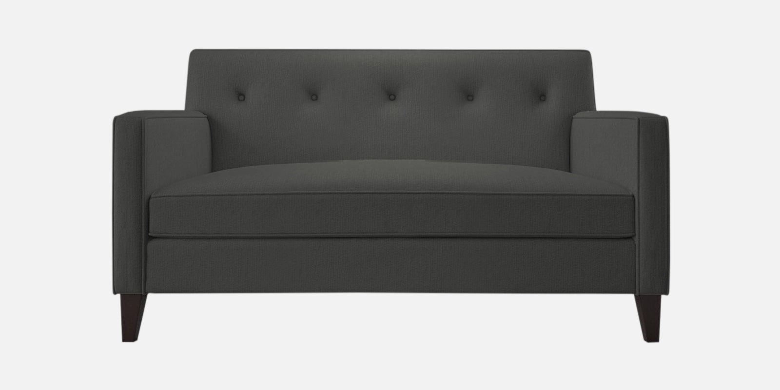 Miller Fabric 2 Seater Sofa In Charcoal Grey Colour - Febonic Living