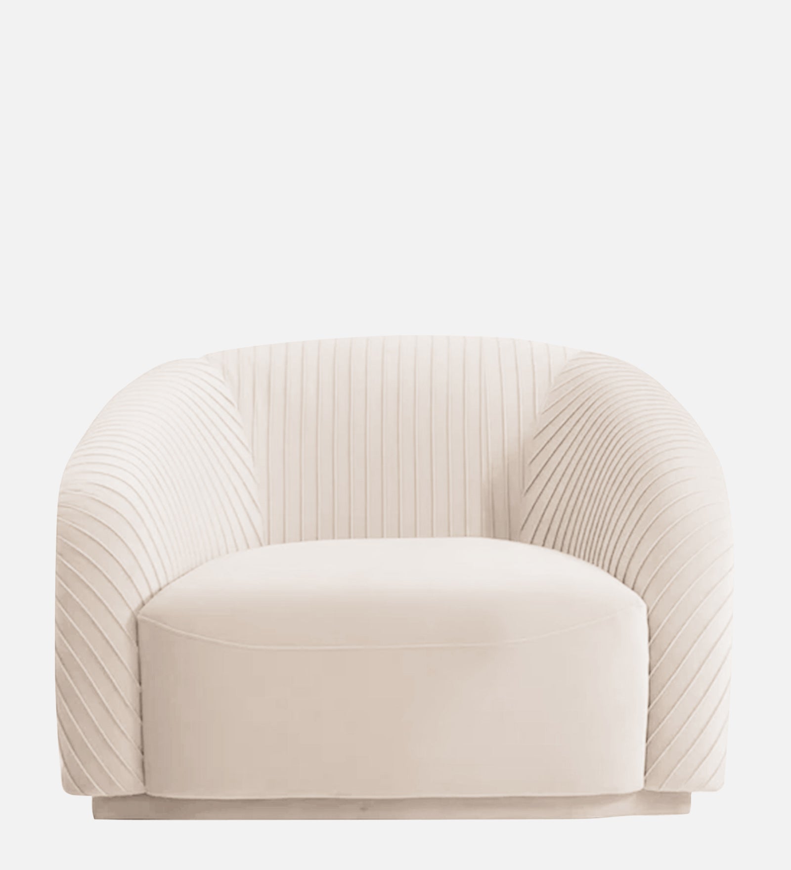 Yara Velvet Fabric 1 Seater Sofa In Camel Beige Colour - Febonic Living