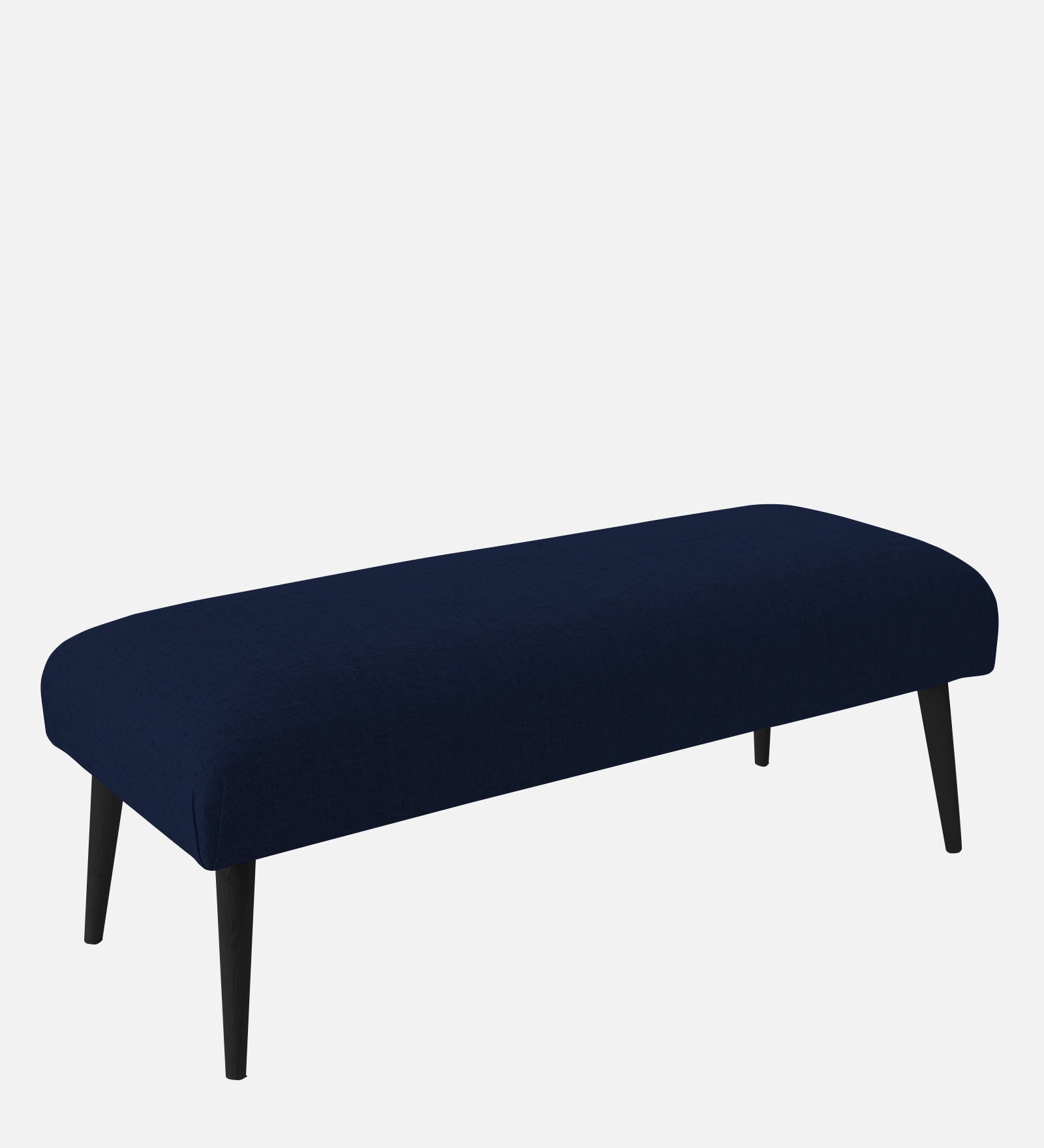 Adon Velvet Bench In Indigo Blue Colour - Febonic Living