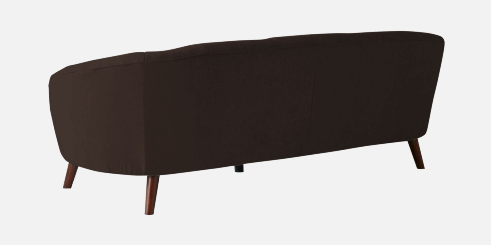 Benjamin Fabric 3 Seater Sofa In Coffee Brown Colour - Febonic Living