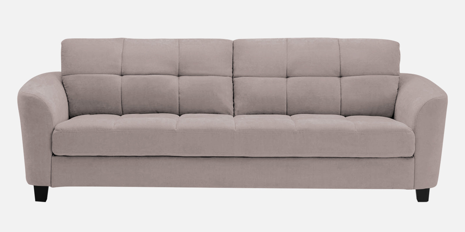 Mulan Fabric 3 Seater Sofa In Almond Beige Colour - Febonic Living