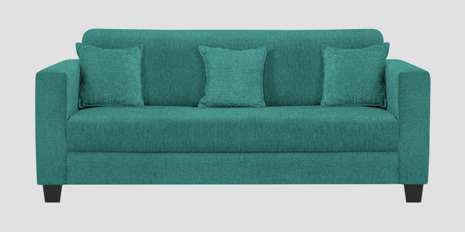 Nebula Fabric 3 Seater Sofa In Sea Green Colour - Febonic Living