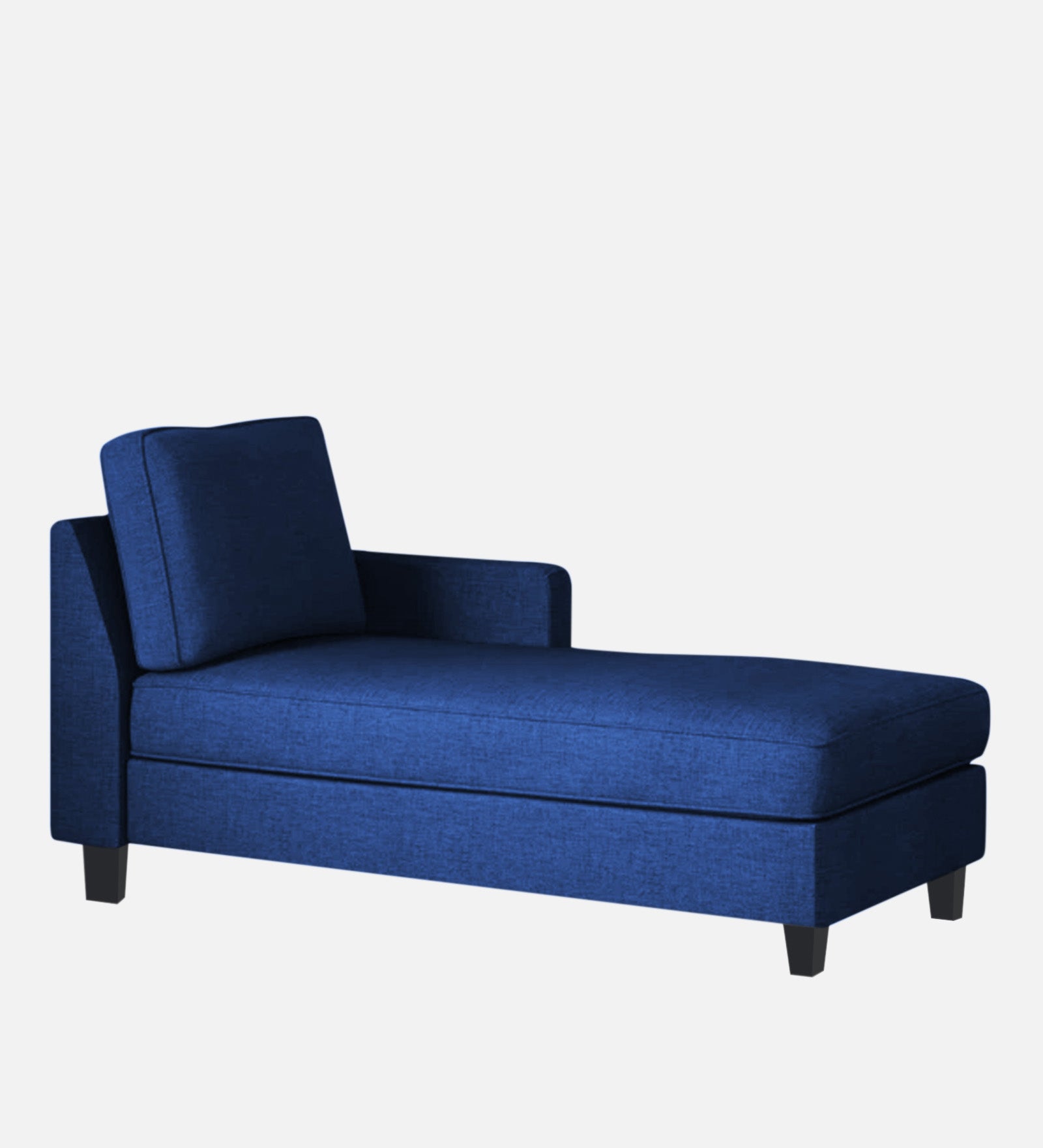 Harry Fabric RHS Chaise Lounger In Royal Blue Colour - Febonic Living