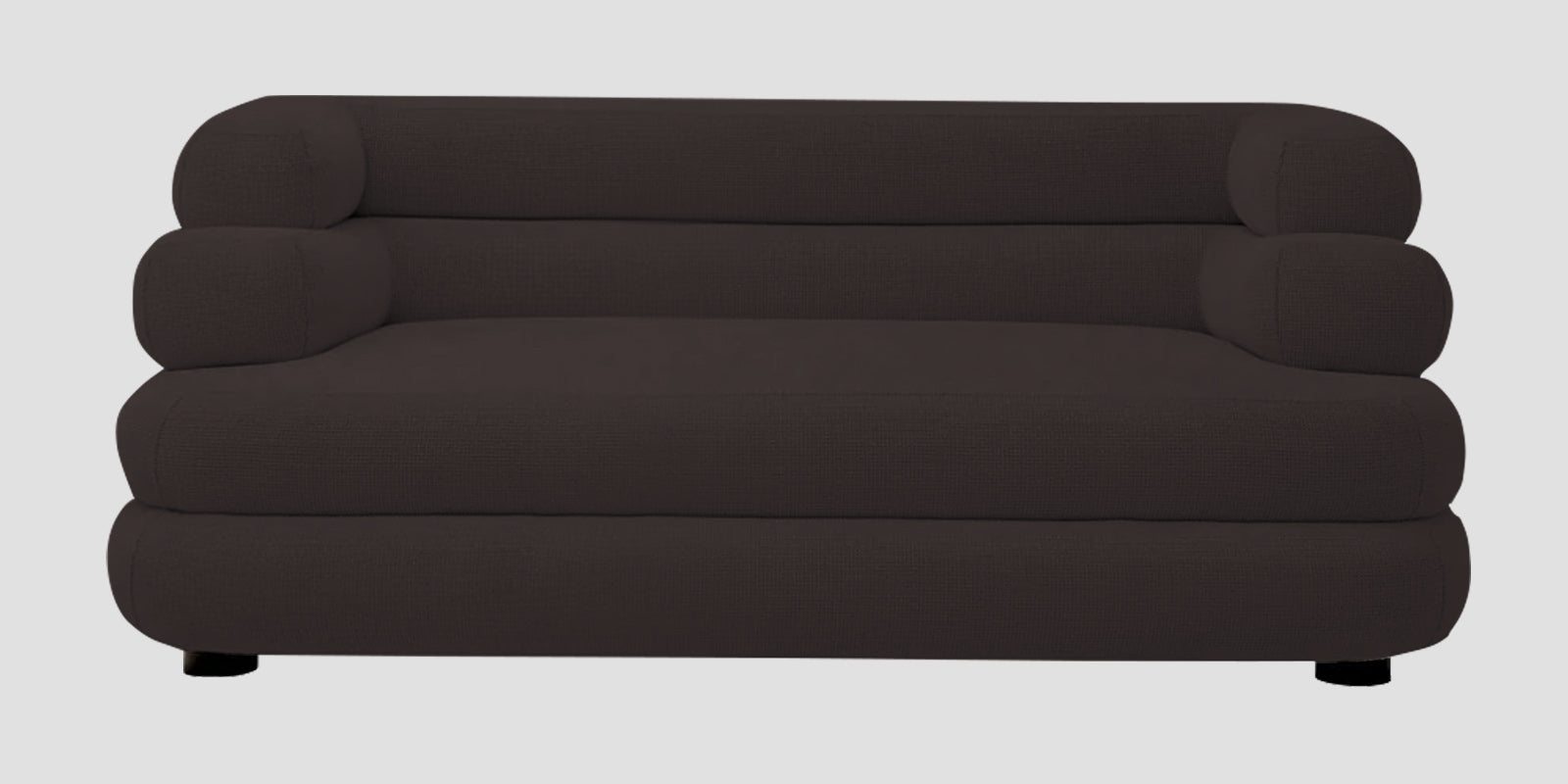 Wener Fabric 2 Seater Sofa In Pebble Brown Colour - Febonic Living