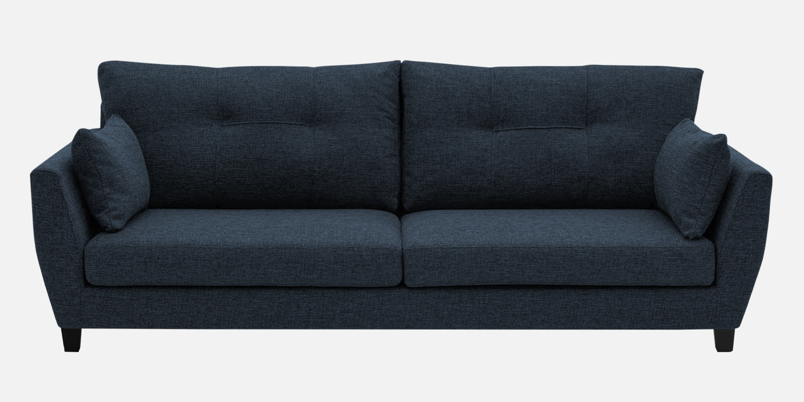 Mario Fabric 3 Seater Sofa In Denim Blue Colour - Febonic Living