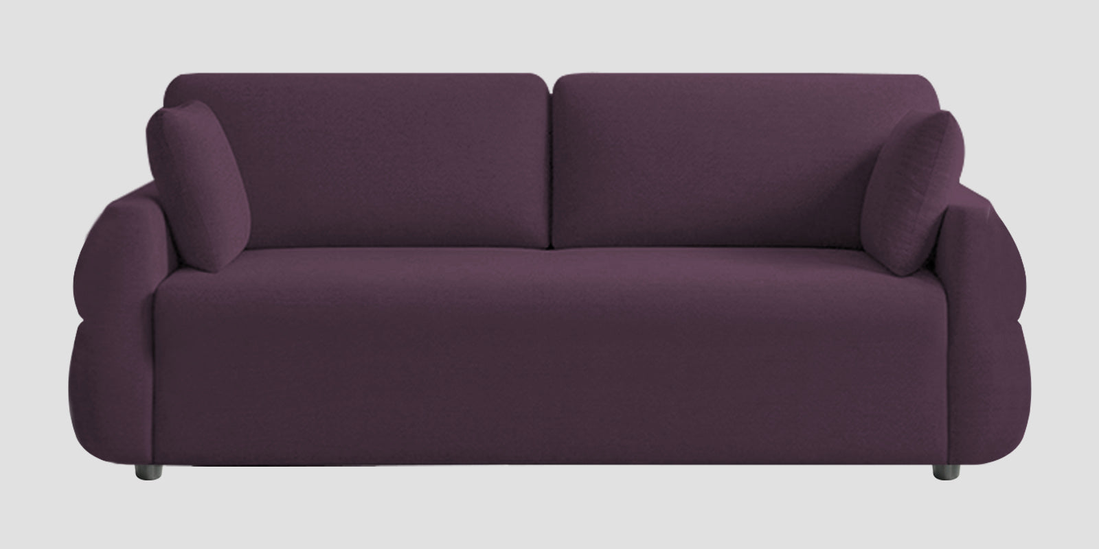 Jack Fabric 3 Seater Sofa In Greek Purple Colour - Febonic Living
