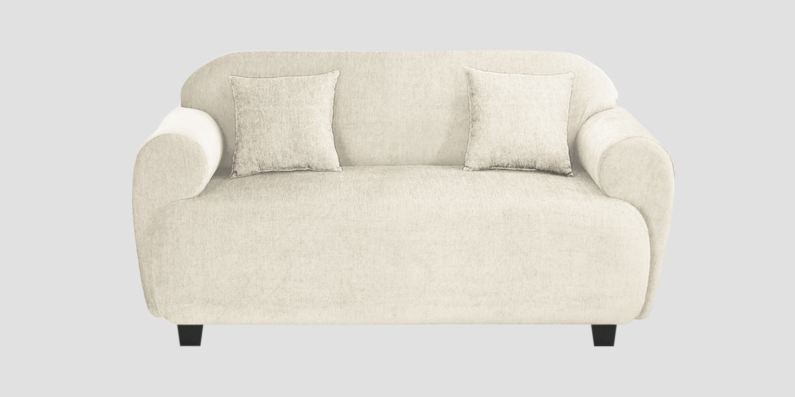 Apollo Fabric 2 Seater Sofa InIvory Cream Colour - Febonic Living