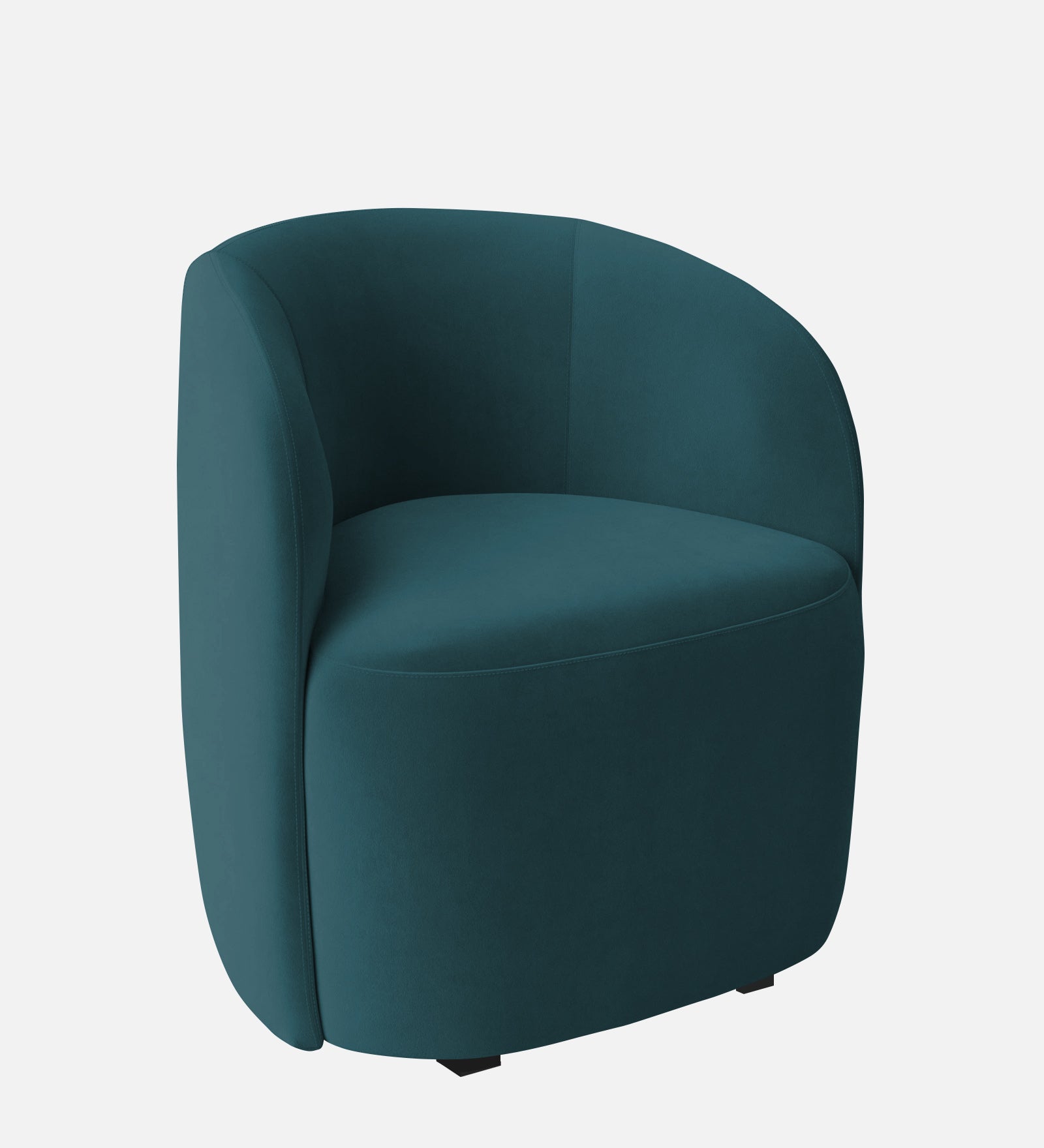 Lucky Velvet Wing Chair In Arabian Green Colour - Febonic Living