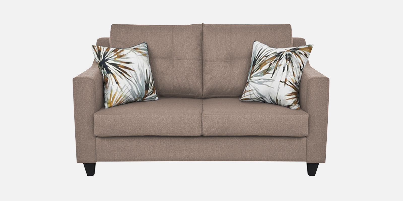 Welly Fabric 2 Seater Sofa In Kadhi Beige Colour - Febonic Living