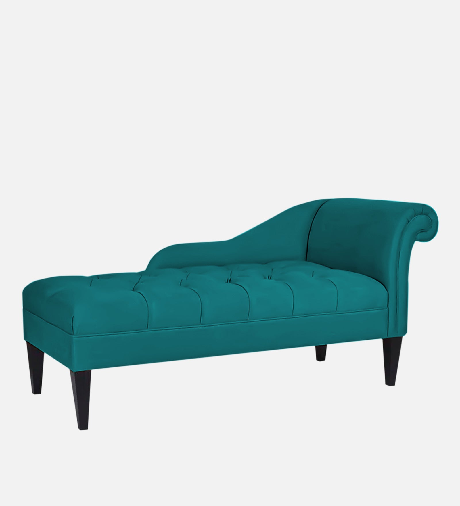 Adria Fabric LHS Chaise Lounger In Sea Green Colour - Febonic Living