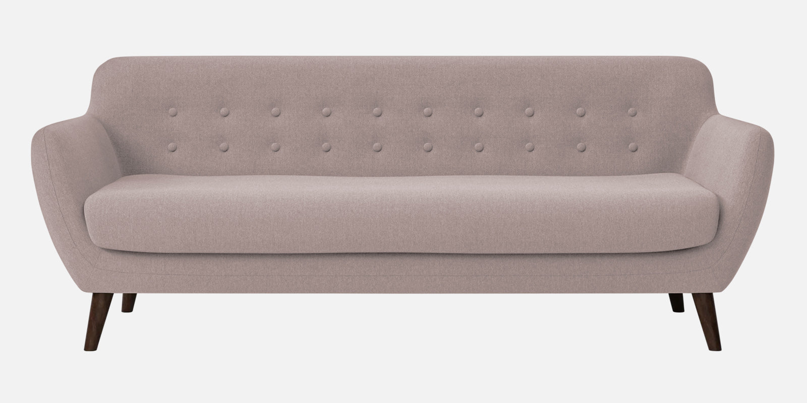 Goofy Fabric 3 Seater Sofa In Almond Beige Colour - Febonic Living