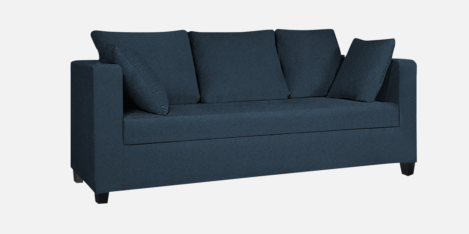 Nuska Fabric 3 Seater Sofa In Light Blue Colour - Febonic Living