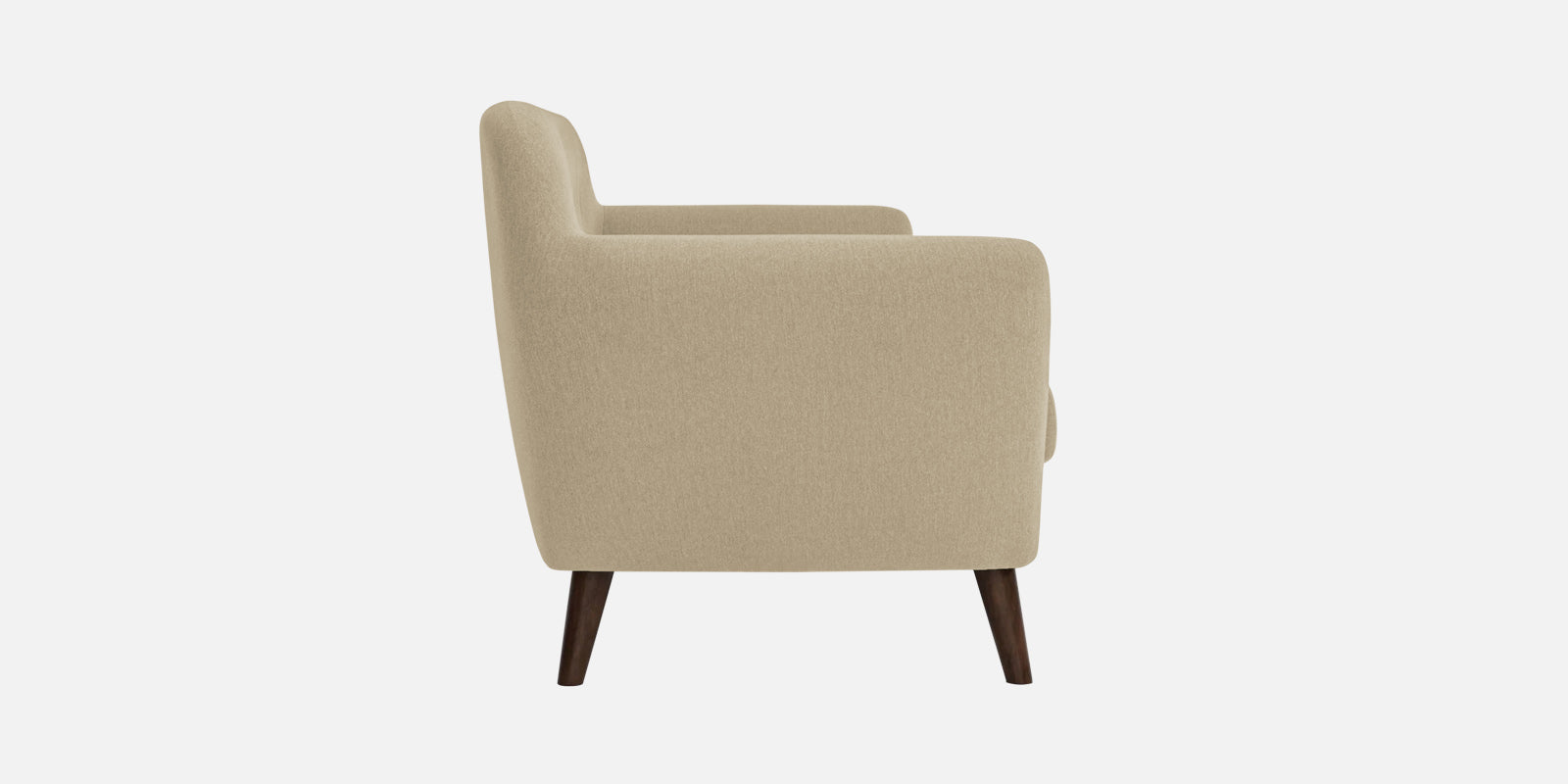 Goofy Fabric 3 Seater Sofa In Honey Beige Colour - Febonic Living