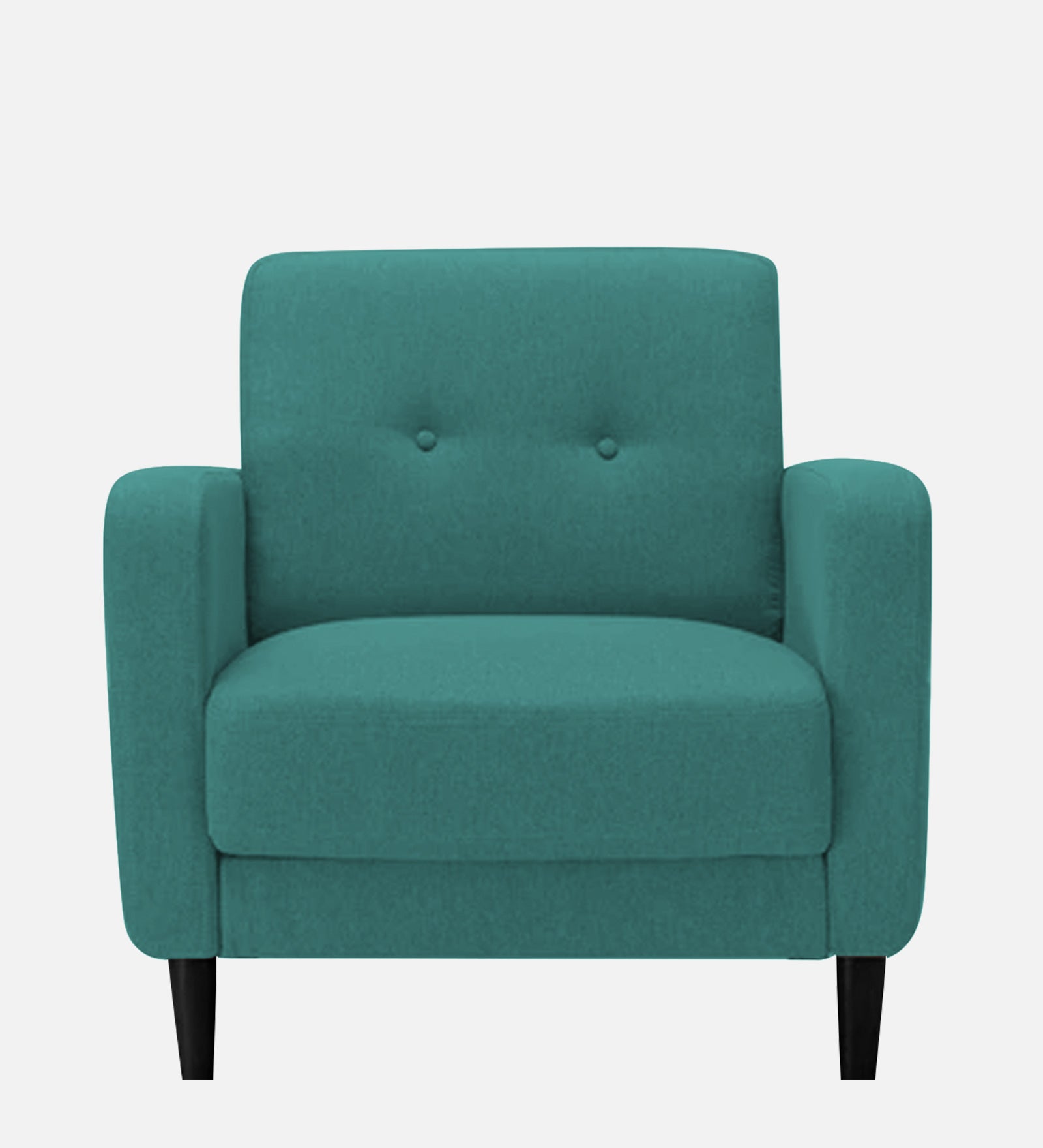 Marq Fabric 1 Seater Sofa In  Sea Green Colour - Febonic Living