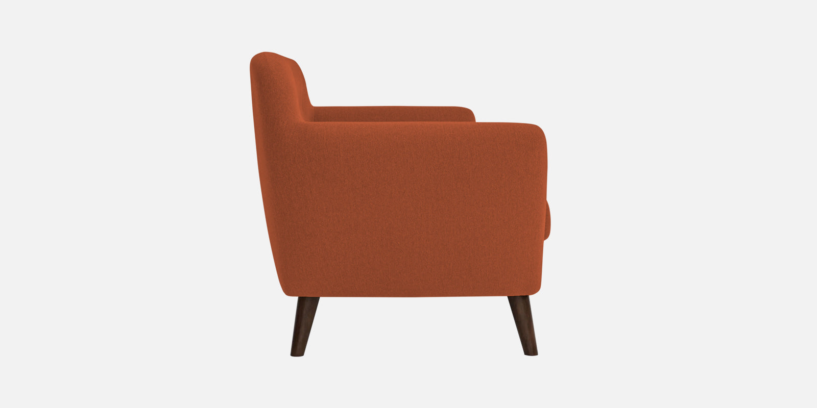 Goofy Fabric 2 Seater Sofa In Royal Orange Colour - Febonic Living