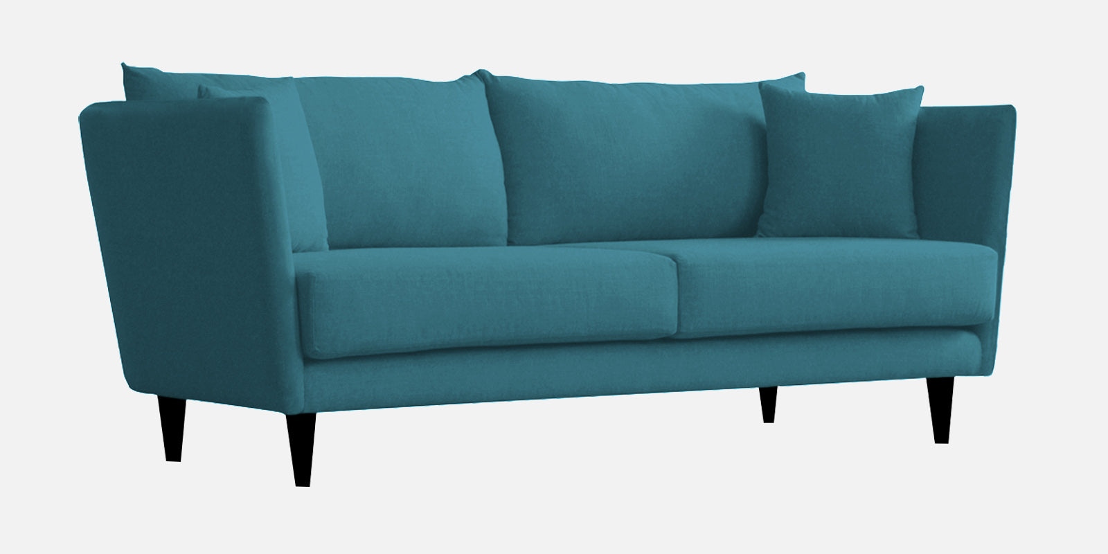 Norway Velvet 3 Seater Sofa In Aqua Blue Colour - Febonic Living