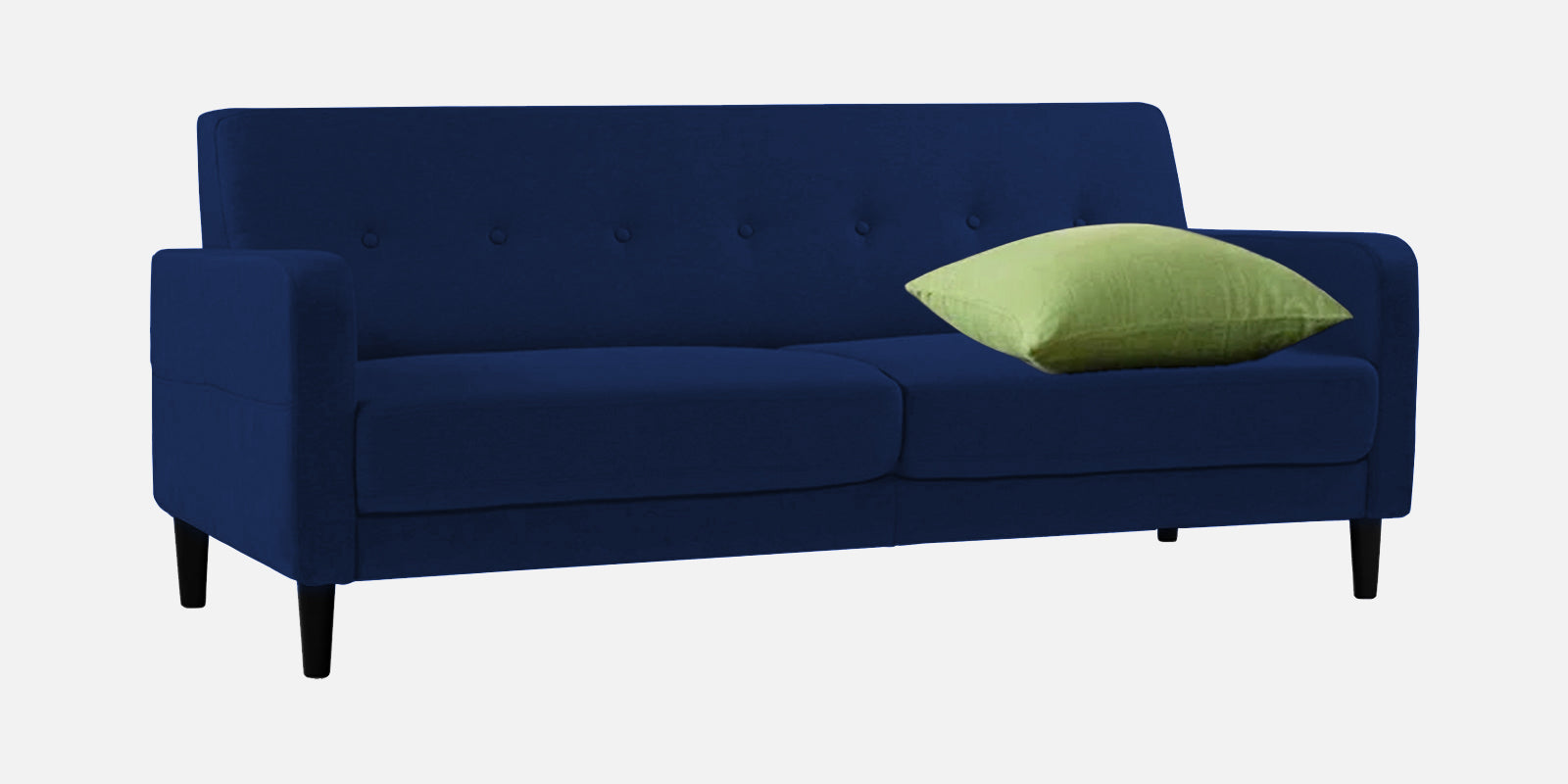 Marq Fabric 3 Seater Sofa In Royal Blue Colour - Febonic Living